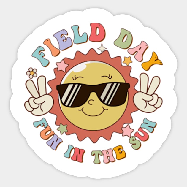 Field Day Fun In The Sun, Field Day, Boy Girl Field Day 2024 Sticker by CrosbyD